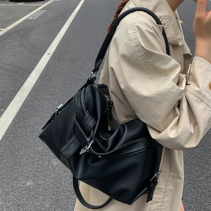 Large Capacity Soft Leather Tote Bag