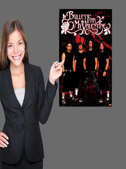 Bullet For My Valentine Wall Art Poster – Rock Band Music Print