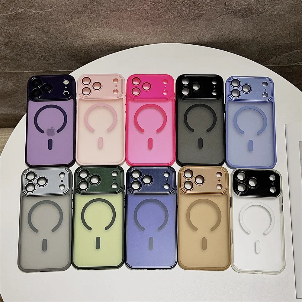 MagSafe iPhone Case – Matte Translucent with Camera Protector