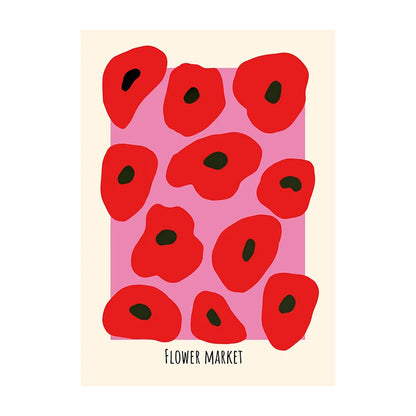 Minimalist Botanical Leaf Art Poster – Matisse-Inspired Wall Decor