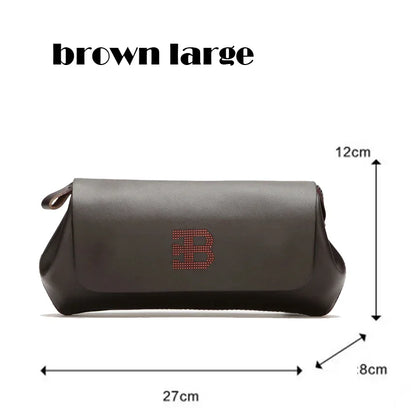 Men's Genuine Leather Clutch Bag – Luxury Business Handbag