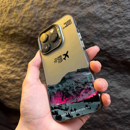 Mountain Peak iPhone Case – Shockproof Adventure Design for iPhone 11–17 Series