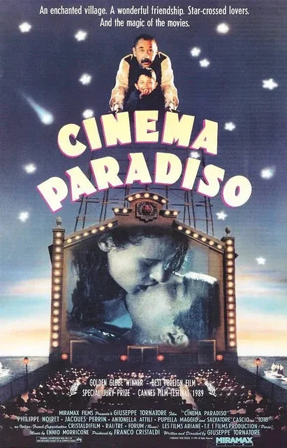 Cinema Paradiso Movie Poster – Vintage Italian Film Wall Art Print