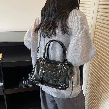 High-Quality Textured Women's Handbags Fashionable Versatile