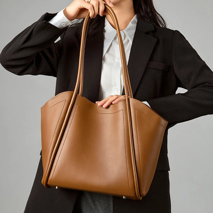 Women's Cowhide Genuine Leather Tote Bag
