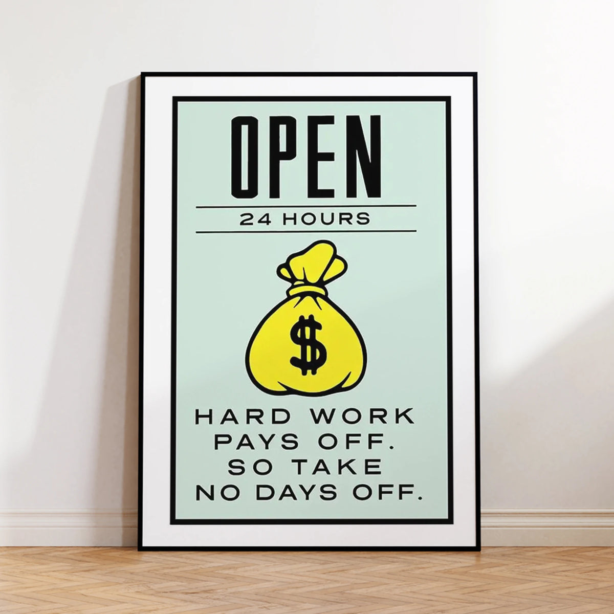 Take the Risk or Lose the Chance Motivational Wall Art Print