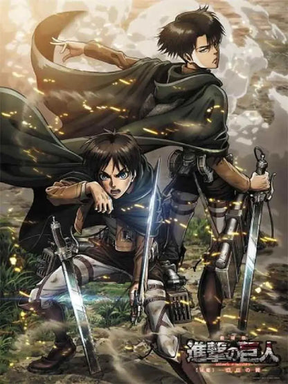 Attack on Titan Final Season Poster – Anime Canvas Wall Art