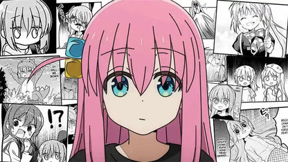 Bocchi the Rock Anime Poster Canvas Print – Kawaii Music Wall Art