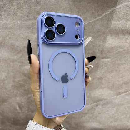 MagSafe iPhone Case – Matte Translucent with Camera Protector