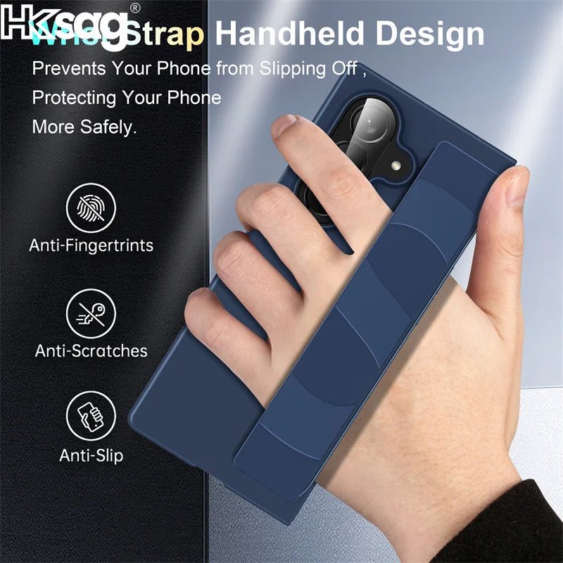 Samsung Galaxy Z Fold Wristband Case – Shockproof Silicone with Wrist Strap