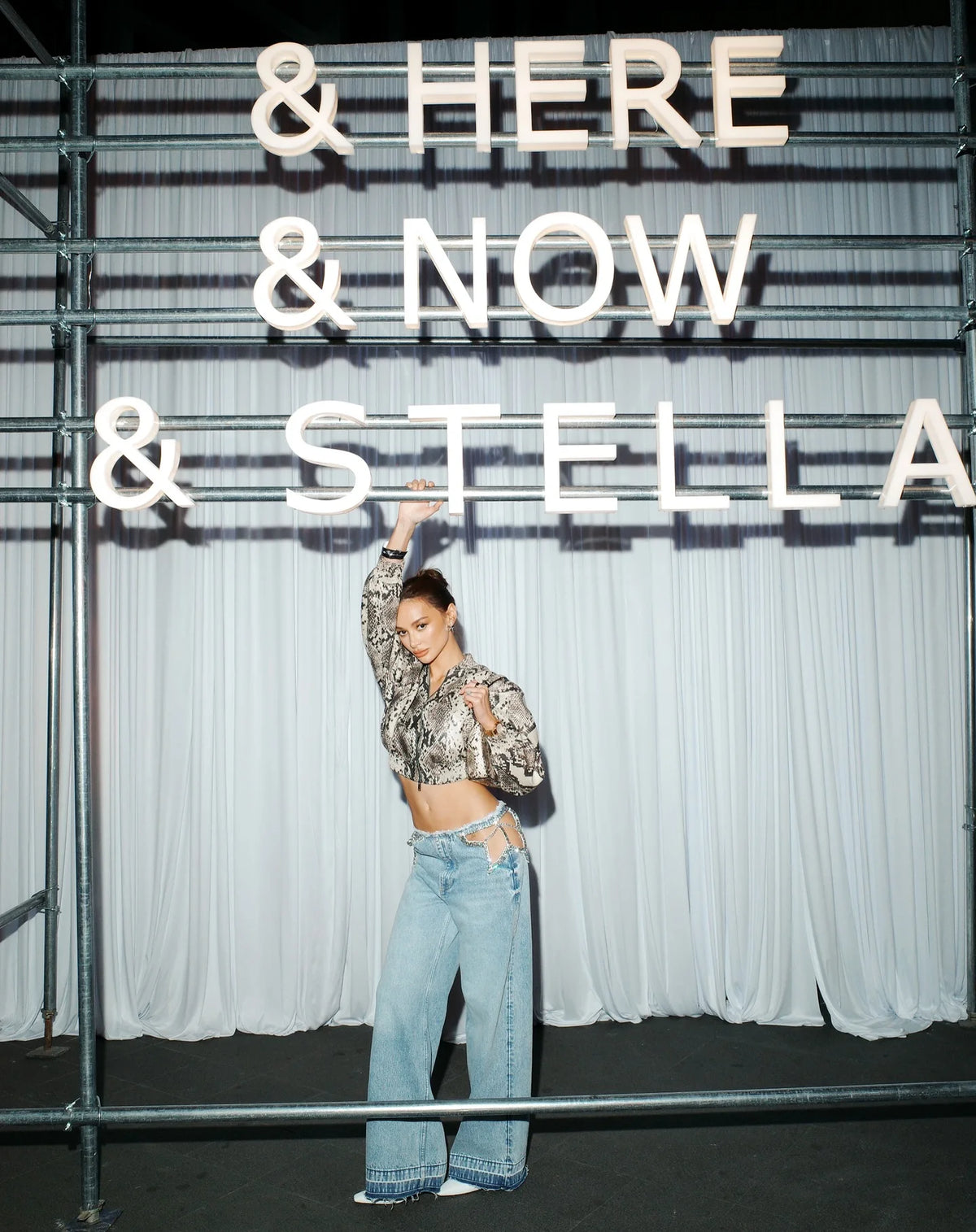 Y2K Angel Print Wide Leg Jeans – Retro Goth Streetwear Denim Pants