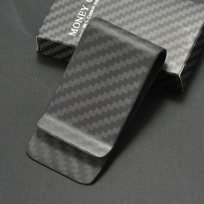 Carbon Fiber Money Clip – Credit & Business Card Holder for Men & Women