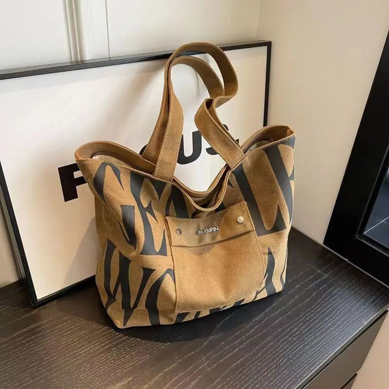 New Large Capacity Single Shoulder Canvas Bag