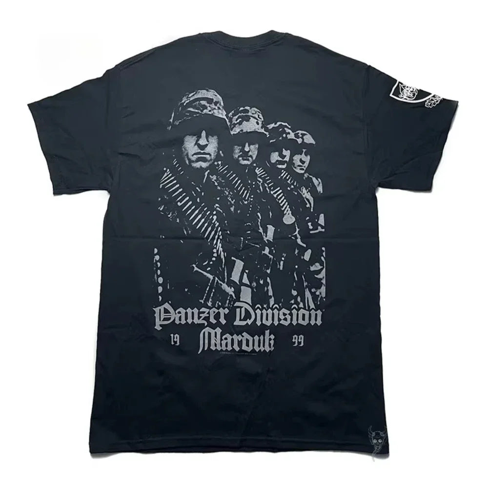 Marduk Panzer Division Marduk 1999 T-Shirt – Black Metal Band Tee
