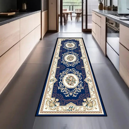 Vikama Retro Kitchen Hallway Runner Rugs Sofa Cushion Bedroom Bedside Floor Mat Non-Slip Washable