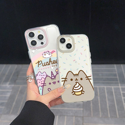 Pusheen Cat Clear Phone Case for Samsung Galaxy A-Series
