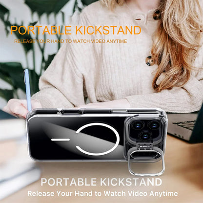 Original Magsafe Invisible Lens Stand Holder Phone Case Iphone 17 Pro Max Air 14 15 16 Plus 13 12 11