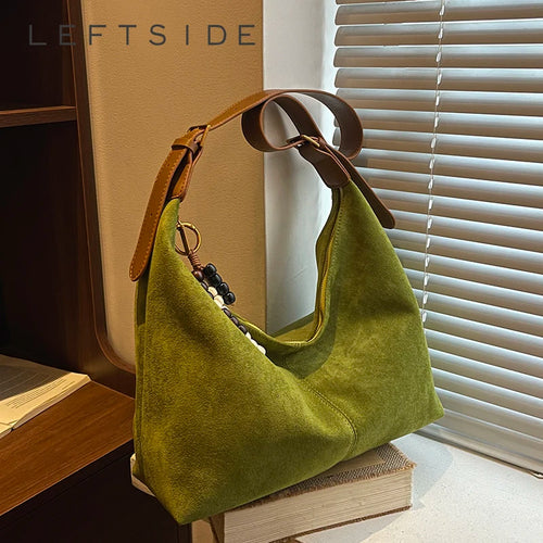 Winter Small Suede Trend Brand Solid Color Shoulder Bags