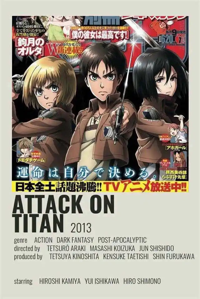 Attack on Titan Final Season Poster – Anime Canvas Wall Art