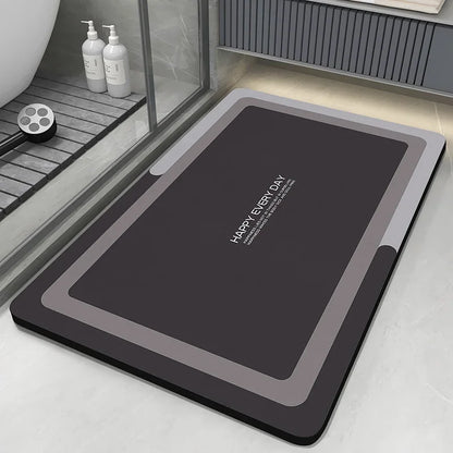 Diatomaceous Earth Bath Mat – Quick-Dry Non-Slip Bathroom Rug
