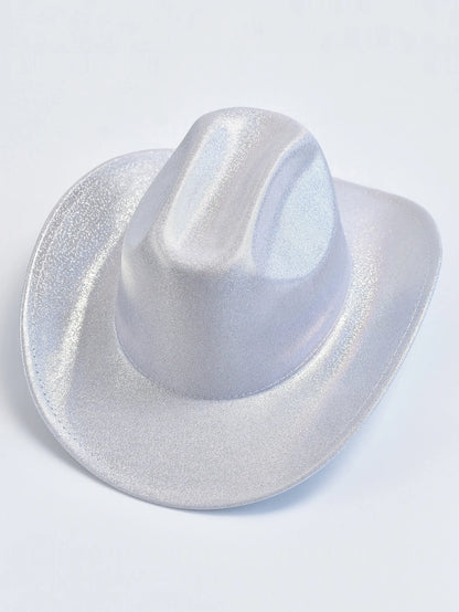Women's Sequin Cowgirl Hat – Glitter Fedora for Party & Festival