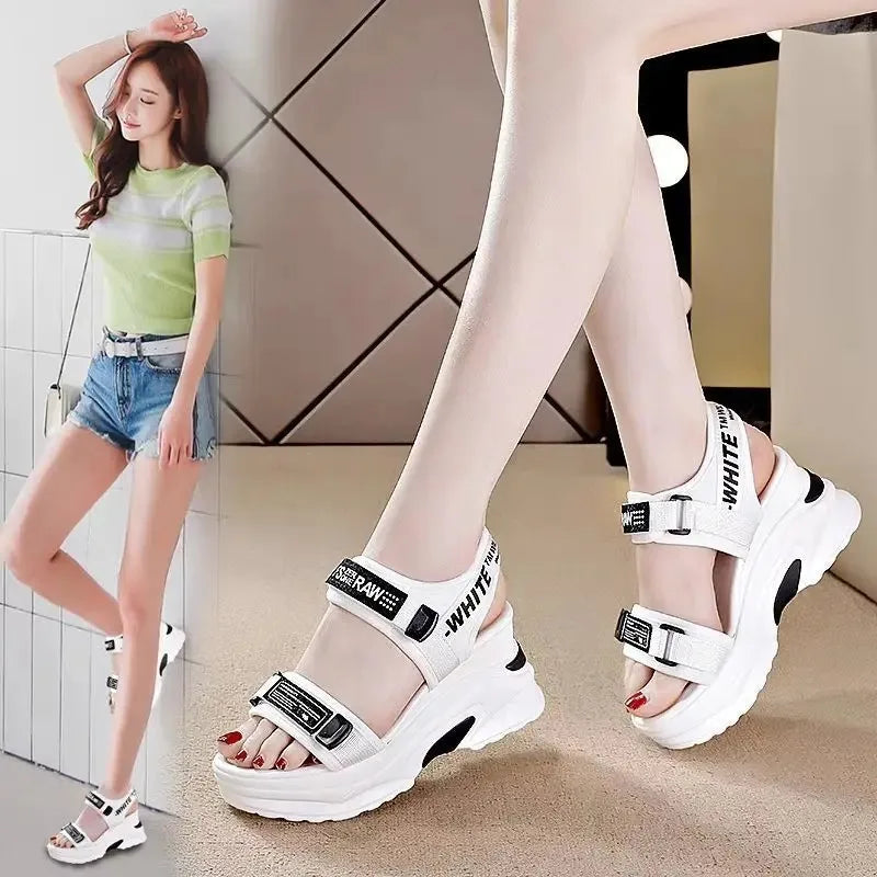 Women's Platform Sport Sandals – Open Toe Wedge Summer Shoes