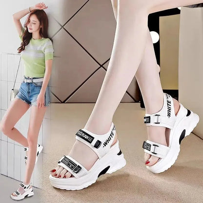 Women's Platform Sport Sandals – Open Toe Wedge Summer Shoes