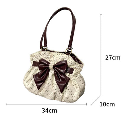 Chic Polka Dot Tote Bag