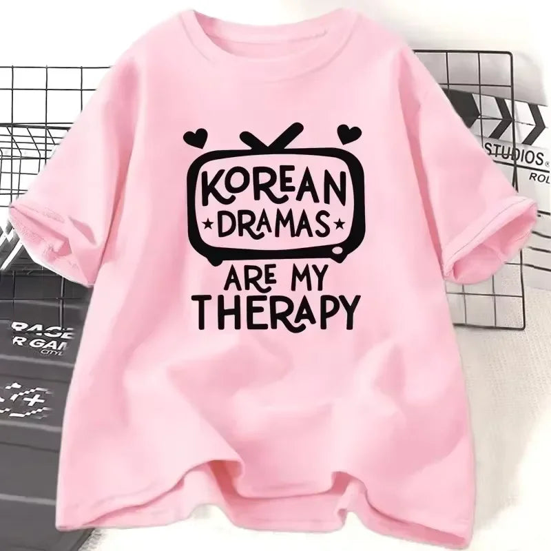 Korean Dramas Are My Therapy Women's Graphic T-Shirt