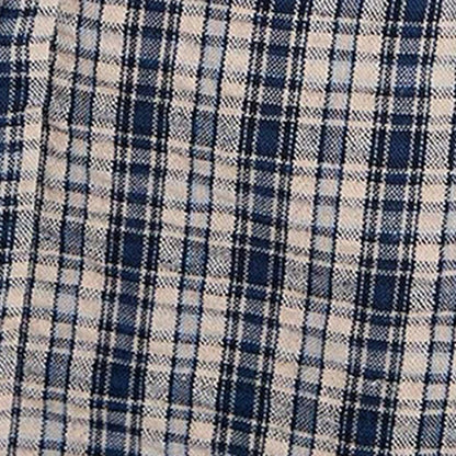 Plaid Short Sleeve Shirt – Women's Button-Up Collared Summer Top
