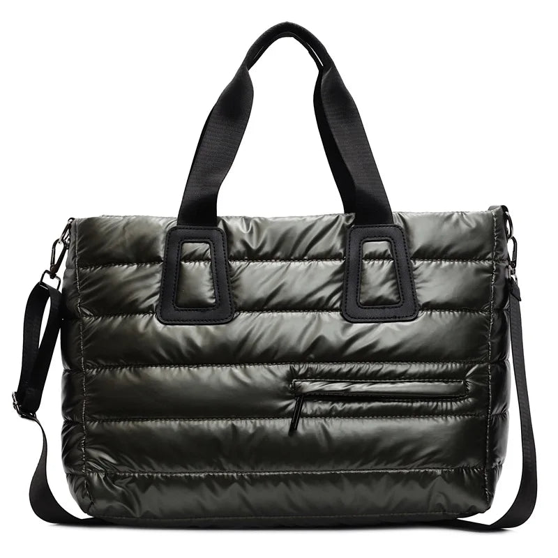 Large Capaci Casual Sle Women's down Cotton Jaet Bag