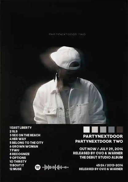 PARTYNEXTDOOR Partymobile Album Cover Poster Wall Art Print