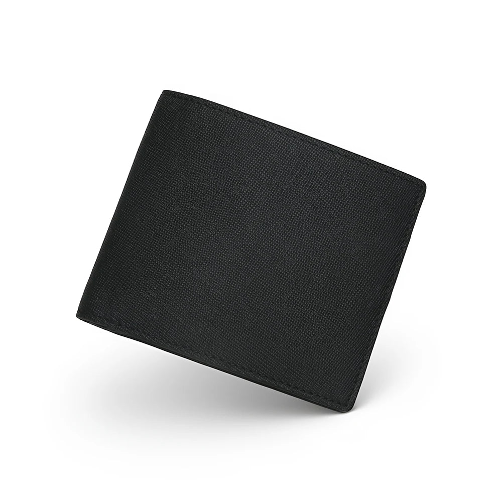 Personalized Saffiano Leather Men's Bifold Wallet