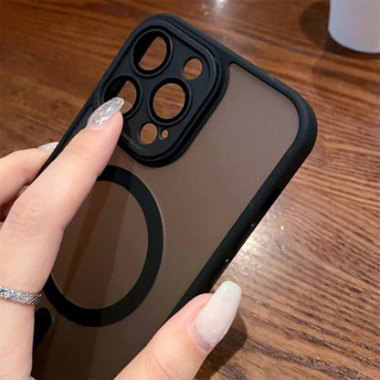 iPhone Case Matte Translucent Armor Shockproof MagSafe Compatible
