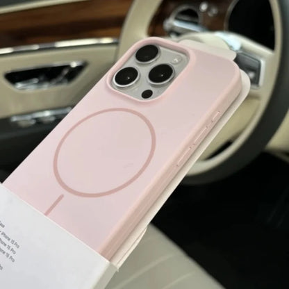 Liquid Silicone MagSafe Case for iPhone 11–17 Series | Magnetic Wireless Charging