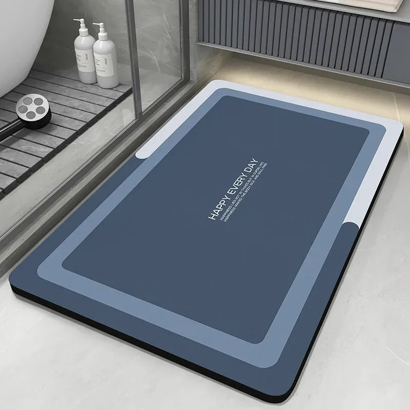 Diatomaceous Earth Bath Mat – Quick-Dry Non-Slip Bathroom Rug