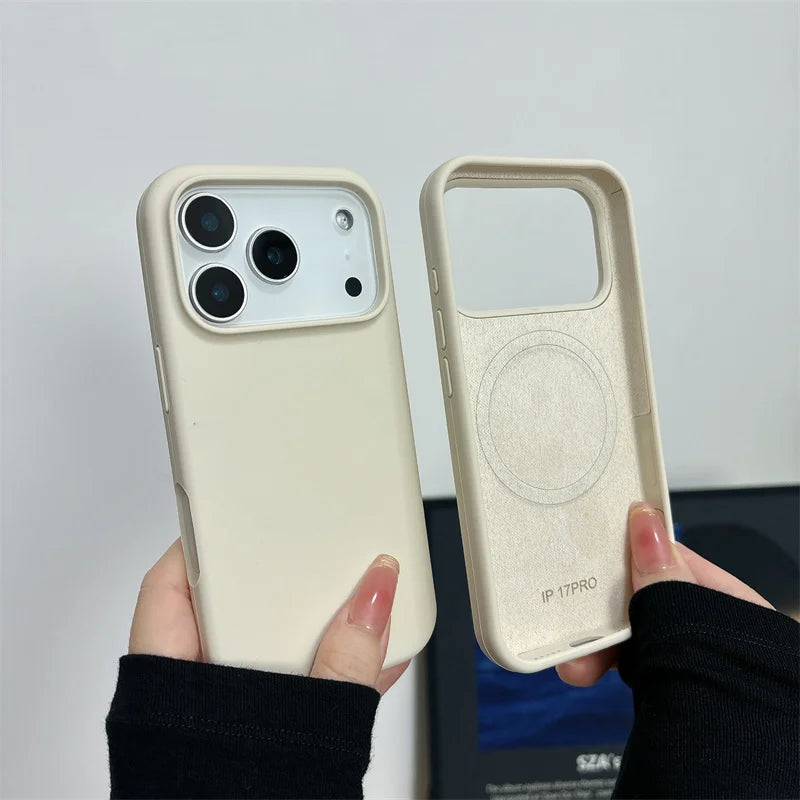 MagSafe Liquid Silicone Case for iPhone 13 to 17 Series