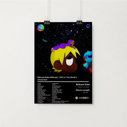 Hip Hop Music Album Poster – Canvas Wall Art Print