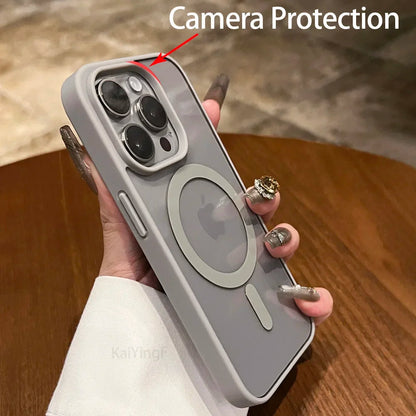 MagSafe Transparent Phone Case – iPhone 11 to 16 Pro Max