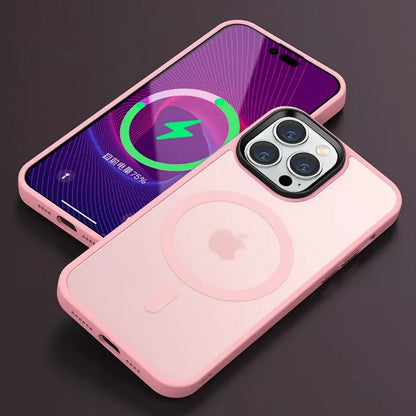 MagSafe Matte Translucent Shockproof iPhone Case – iPhone 11 to 17 Series