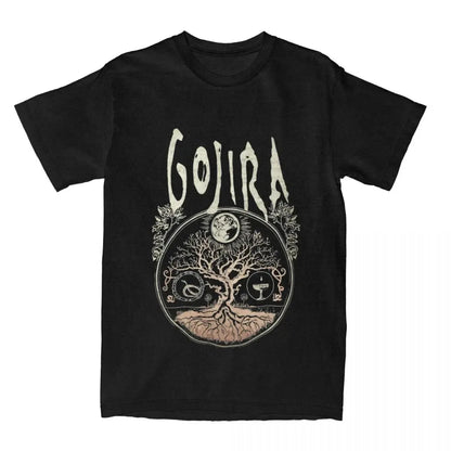 Gojira Band Graphic T-Shirt – Vintage Loose Fit Cotton Tee