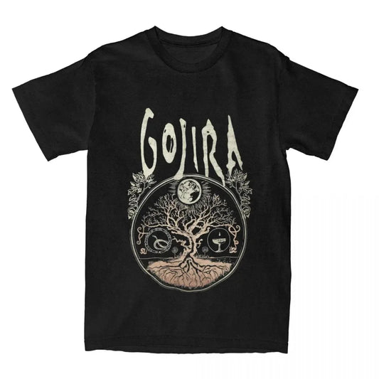 Gojira Band Graphic T-Shirt – Vintage Loose Fit Cotton Tee
