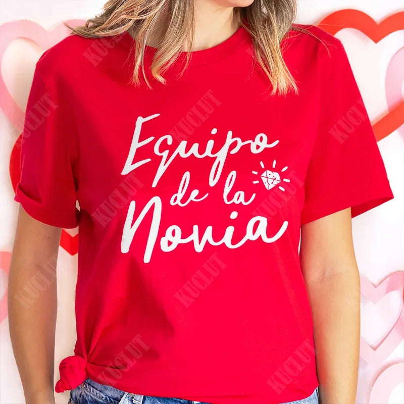 Bachelorette Party T-Shirt – Bride Squad Hen Party Tee