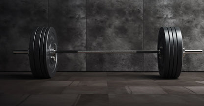 Motivational Fitness Barbell Canvas Wall Art Print