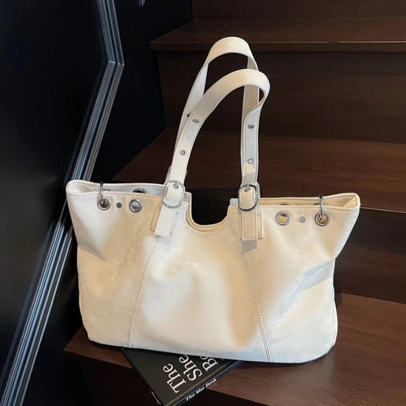 Vintage Big Bags For Women Handbags Top-handle Handbag