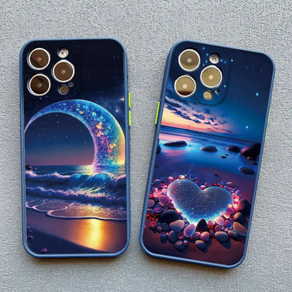 Starry Night Beach Art iPhone Case – iPhone 11 to 17 Series