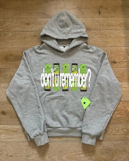 Graphic Slogan Oversized Hoodie – Y2K Grunge Streetwear Women