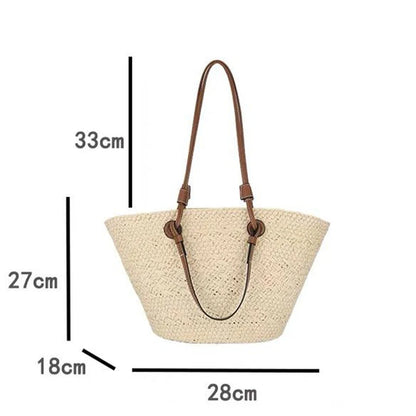 Perfect Vacation Storage Bag Largecapacity Straw Woven