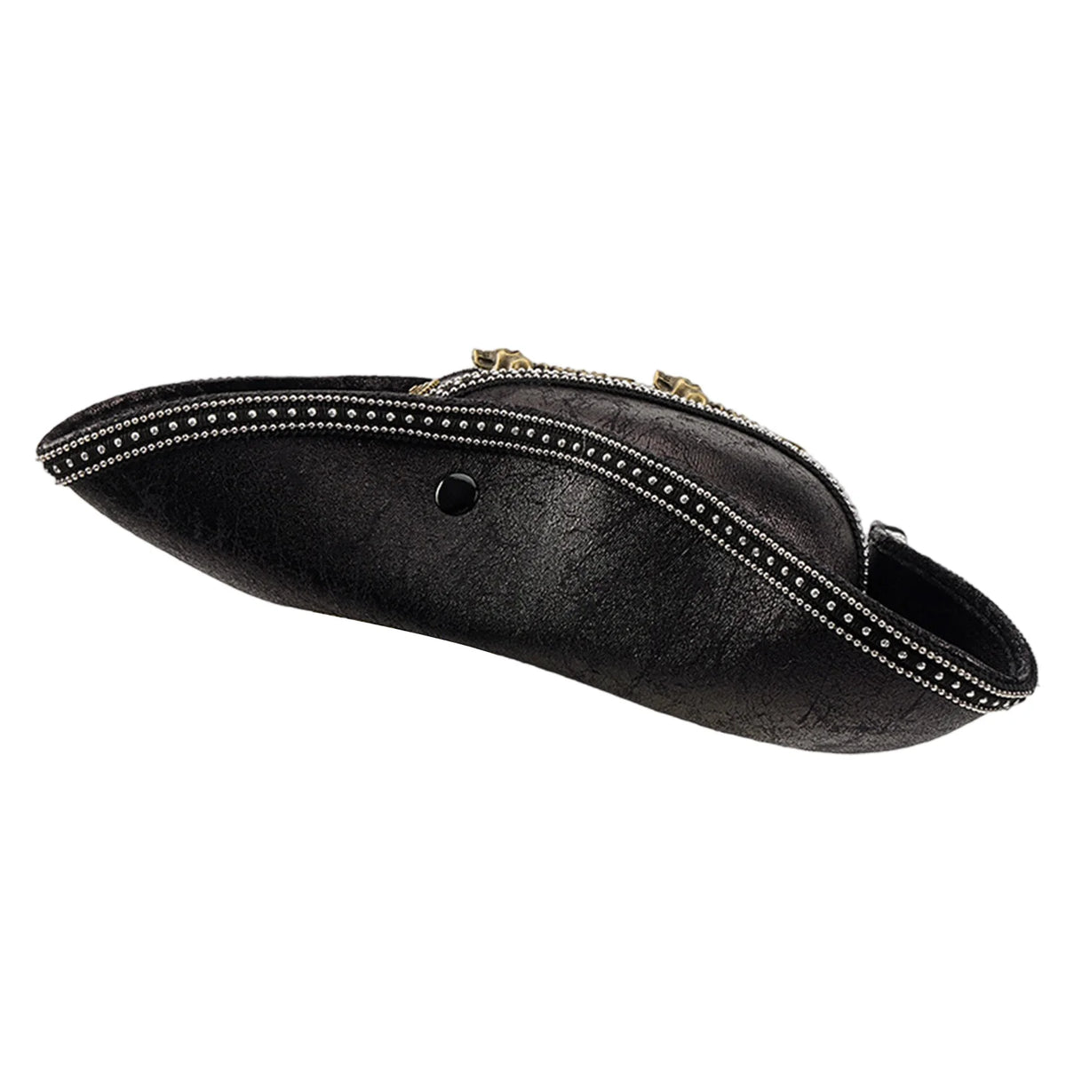 Pirate Tricorn Hat – PU Leather Halloween Cosplay Cap