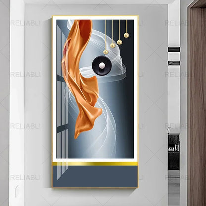 Abstract Geometric Wall Art Canvas Poster – Modern Nordic Decor